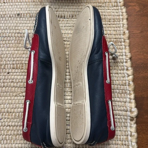 Sperry Top-Sider Red, white and blue Flats Nautical Loafers - Picture 7 of 11